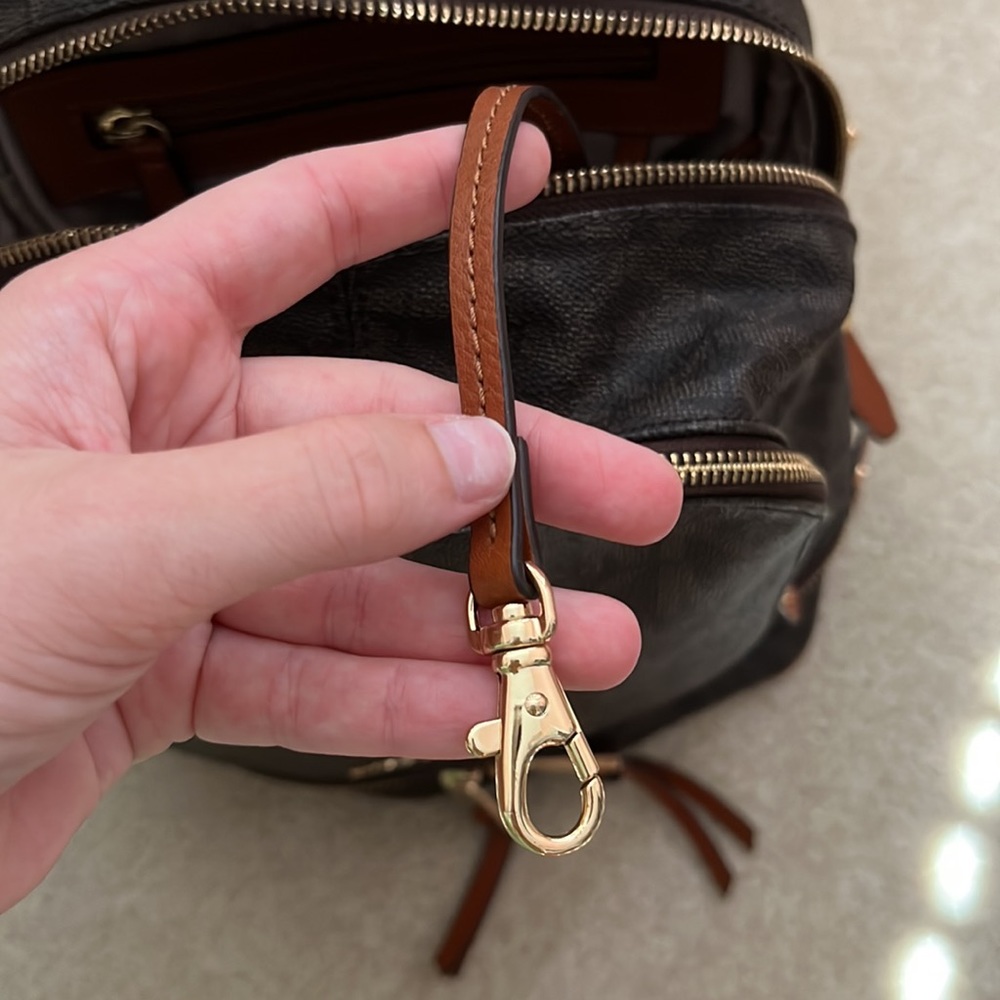 Michael Kors Rhea Medium Logo Backpack - Picture 13 of 16